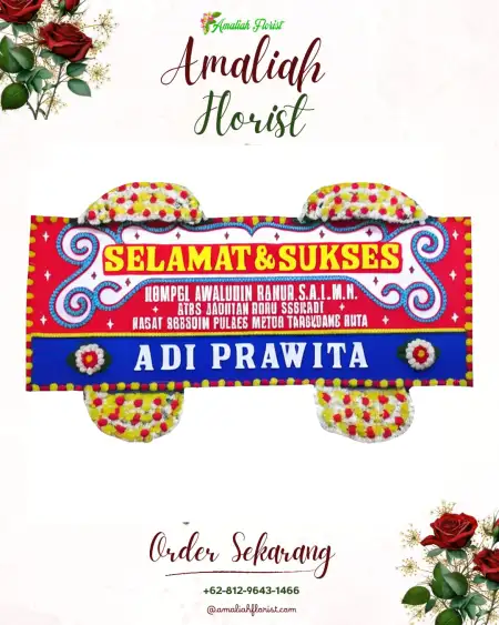 Papan Bunga Ucapan Selamat Serang Wetan